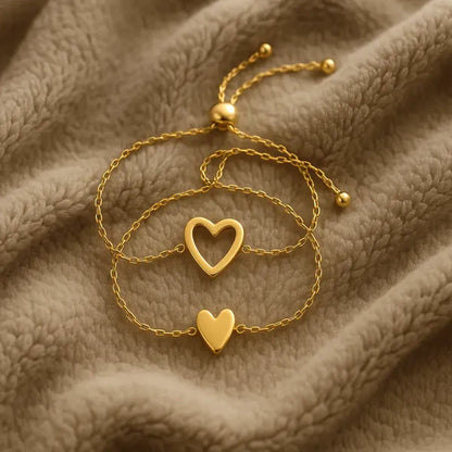 Matching Hearts Bracelet
