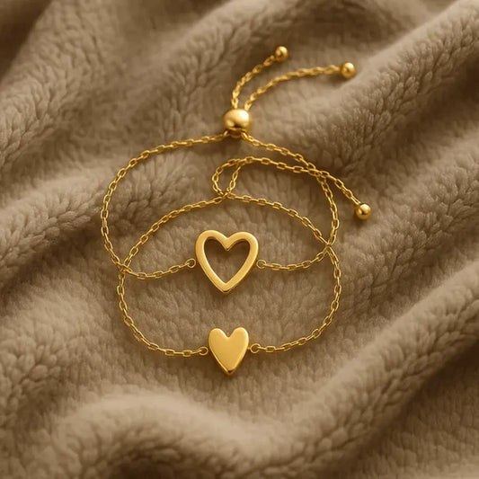 Matching Hearts Bracelet