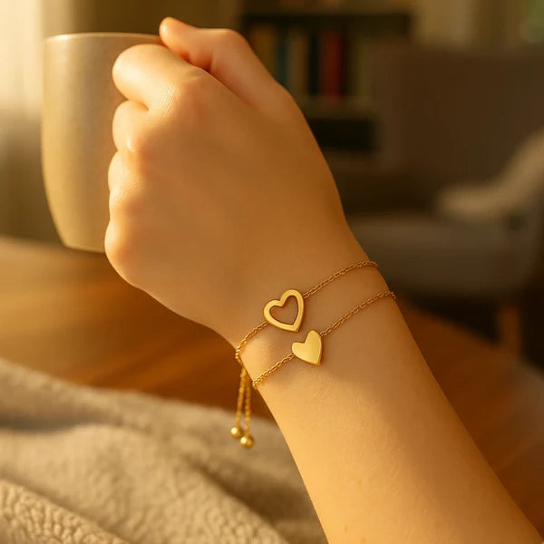 Matching Hearts Bracelet